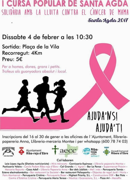 I Cursa popular i solid�ria de Santa Agda