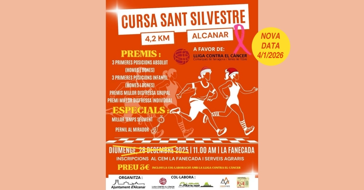 Cursa Sant Silvestre Alcanar (NOVA DATA) Cursa Sant Silvestre Alcanar (NOVA DATA)