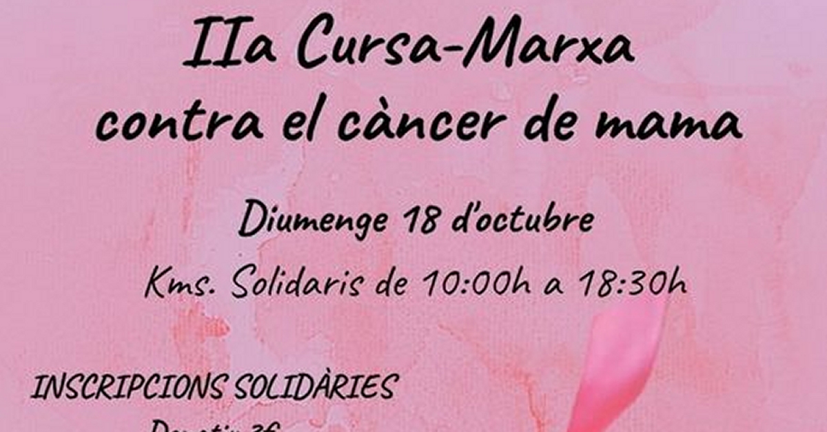 II Cursa-Marxa contra el c�ncer de mama