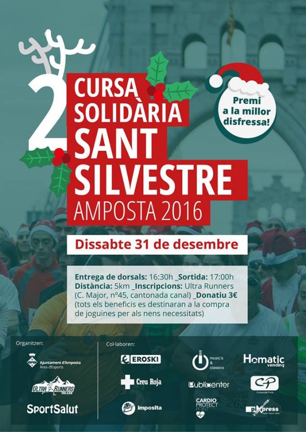 2a Cursa solid�ria Sant Silvestre Amposta 2016