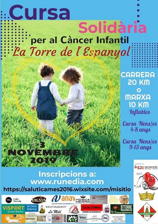 Cursa solidria per al cncer infantil La Torre de l’Espanyol