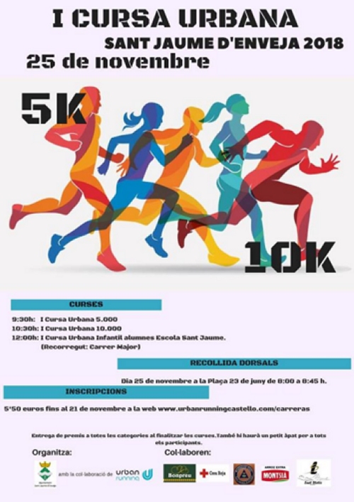 I Cursa urbana Sant Jaume d’Enveja I Cursa urbana Sant Jaume d’Enveja