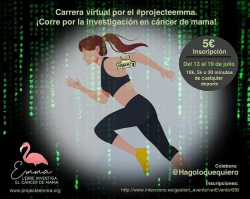 Cursa virtual pel Projecte Emma Cursa virtual pel Projecte Emma
