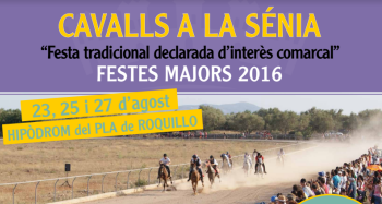 Corregudes de cavalls. Festes Majors La S�nia