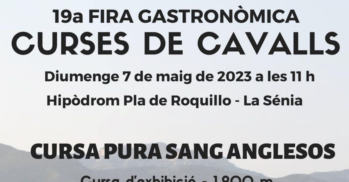 Curses de cavalls a la S�nia