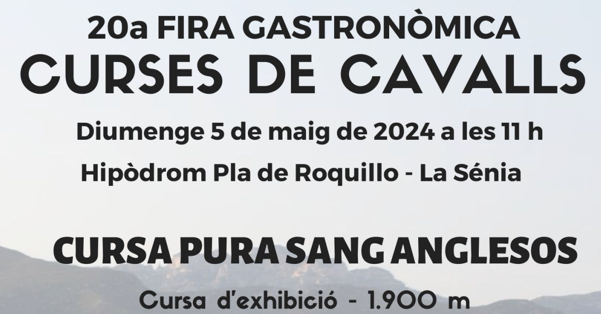 Carreras de caballos de la 20a Fira Gastron�mica de la S�nia