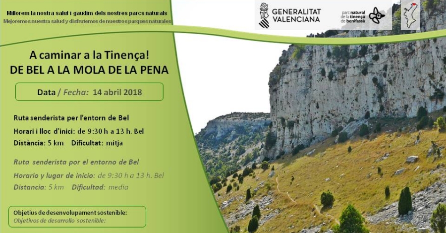 A caminar a la Tinen�a! De Bel a la Mola de la Pena