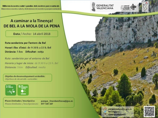 A caminar a la Tinença! De Bel a la Mola de la Pena A caminar a la Tinença! De Bel a la Mola de la Pena