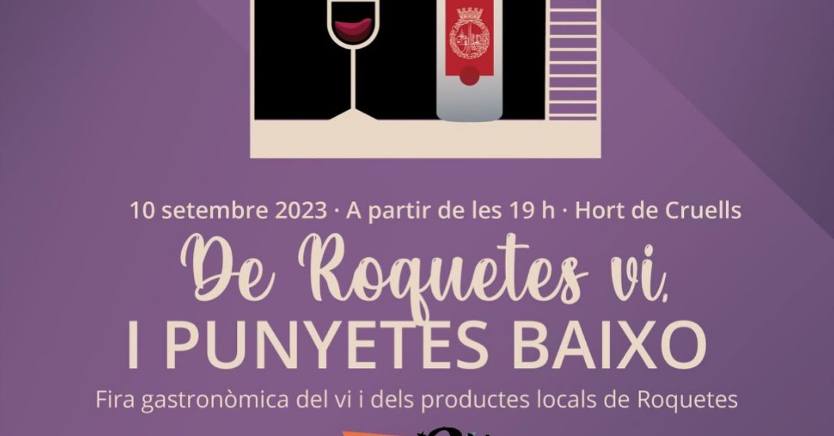 De Roquetes vi i punyetes baixo. Feria gastron�mica del vino y de productos locales