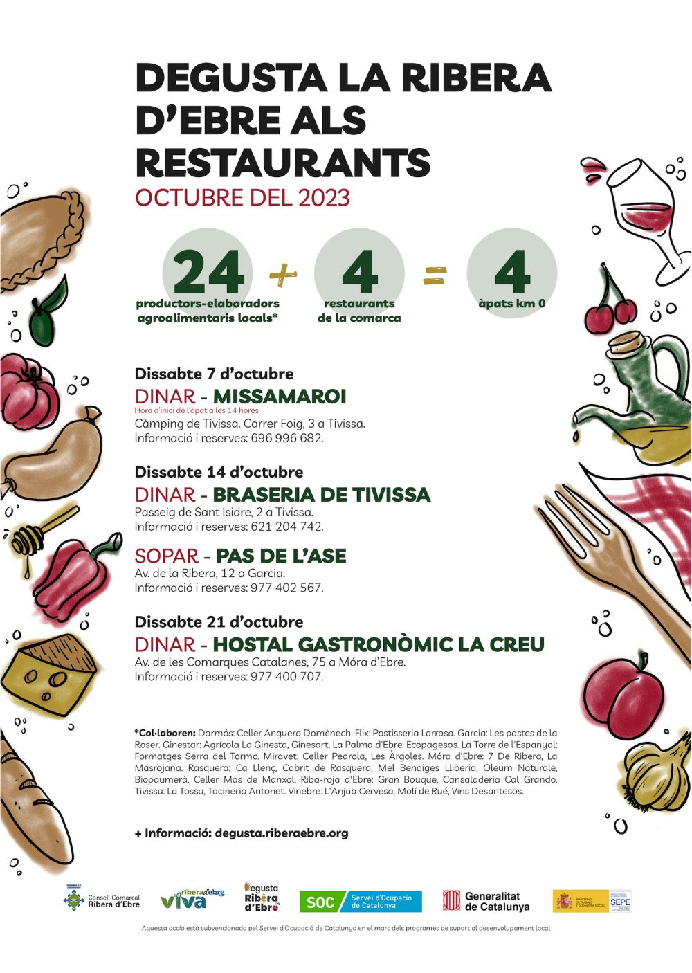 La Ribera ofereix àpats de km0 en les primeres jornades gastronòmiques «Degusta Ribera d’Ebre als Restaurants» | EbreActiu.cat, revista digital d’oci actiu | Terres de l’Ebre ... La Ribera ofereix àpats de km0 en les primeres jornades gastronòmiques «Degusta Ribera d’Ebre als Restaurants» | EbreActiu.cat, revista digital d’oci actiu | Terres de l’Ebre ...