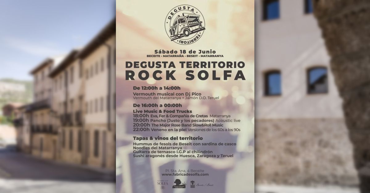 Degusta territorio Rock Solfa Degusta territorio Rock Solfa
