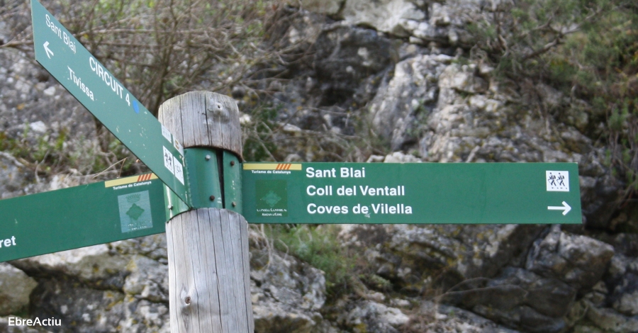 El Govern delimita lentorn de protecci de les pintures rupestres de les Coves de Vilella, a Tivissa