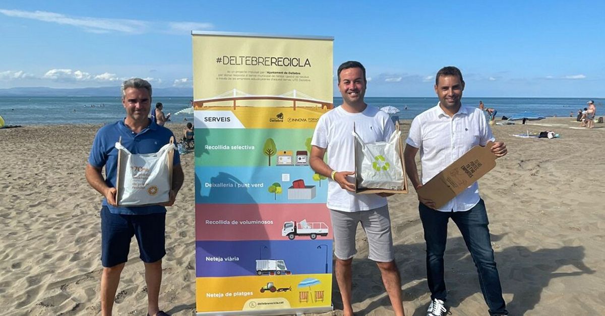 Deltebre inicia la campanya Tu ho portes. Tu tho emportes per mantenir les platges netes