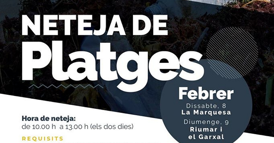 Deltebre organitza un cap de setmana solidari per a netejar les platges desprs de la tempesta