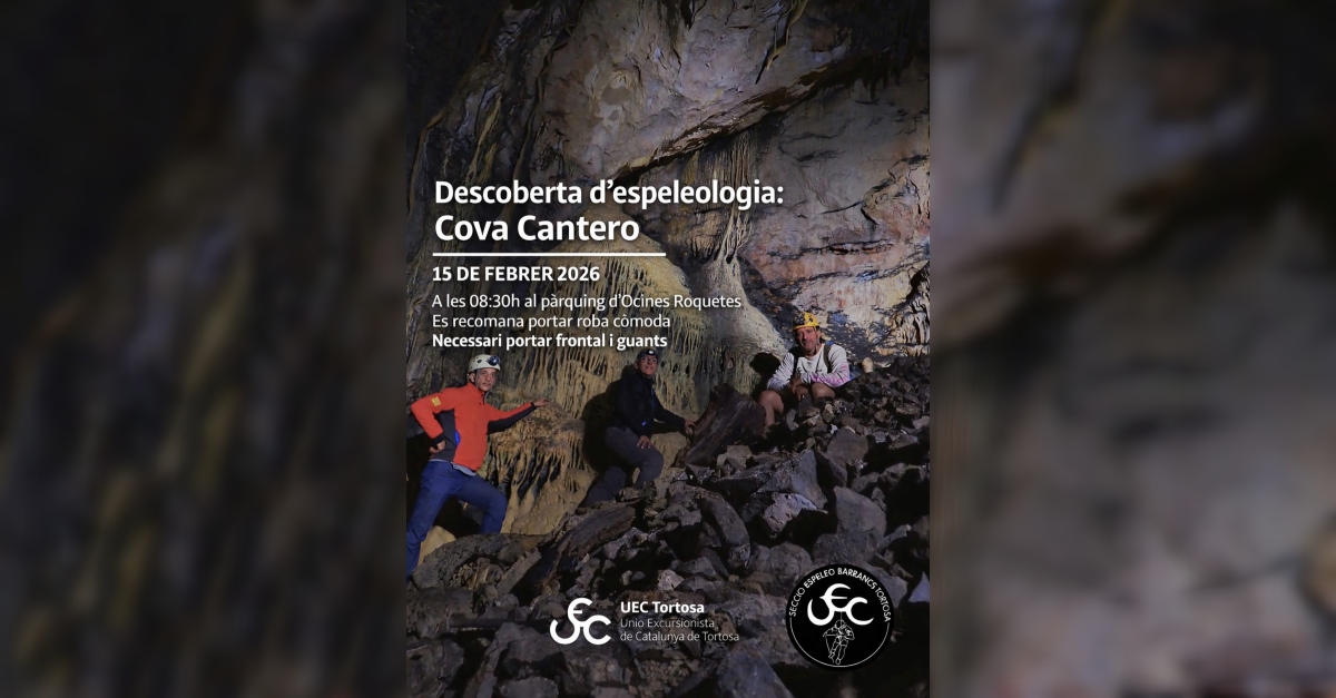 Descubrimiento de espeleolog�a: cova Cantero