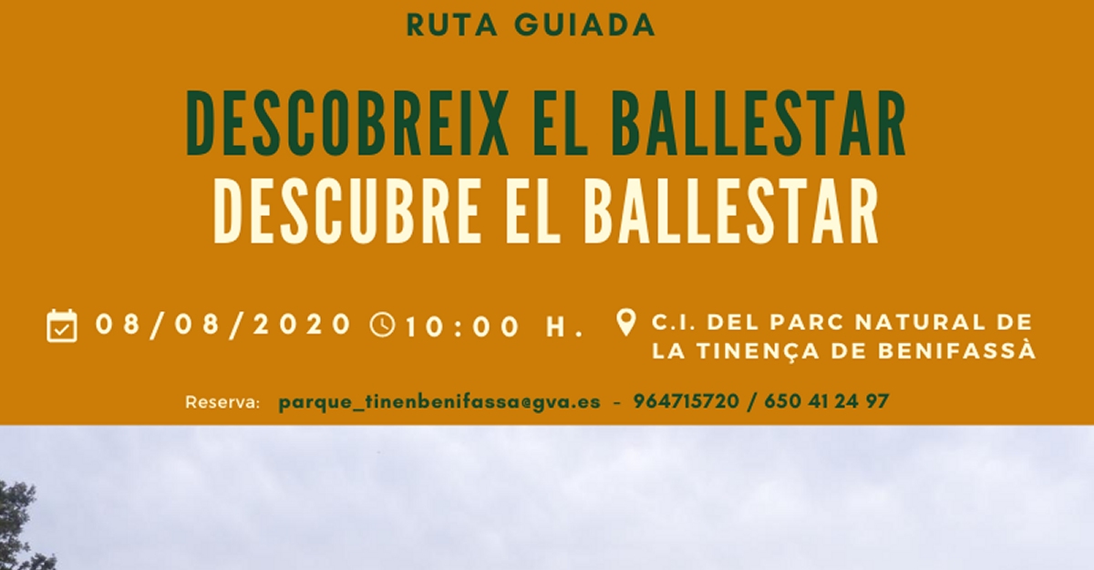 Paso a Paso descubrimos el Parque Natural de la Tinen�a de Benifass�. Descubre el Ballestar