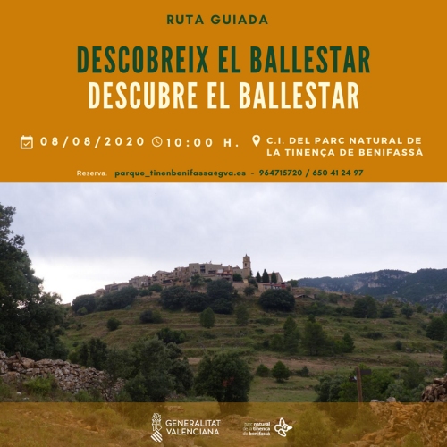 Pas a Pas descobrim el Parc Natural de la Tinença de Benifassà. Descobreix el Ballestar Pas a Pas descobrim el Parc Natural de la Tinença de Benifassà. Descobreix el Ballestar