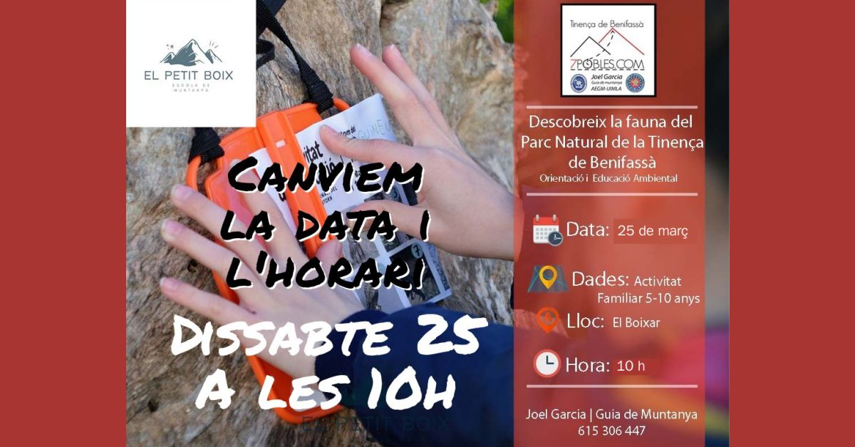 Descobreix la fauna del Parc Natural de la Tinen�a de Benifass�