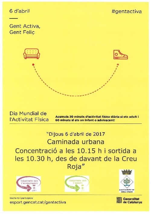 Caminada urbana amb motiu del Dia Mundial de l�Activitat F�sica