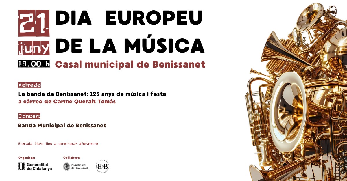 Dia Europeu de la M�sica. Xerrada �La banda de Benissanet: 125 anys de m�sica i festa�