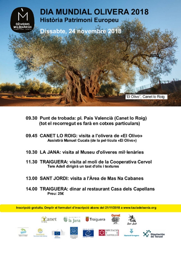 Dia Mundial de l�Olivera 2018 (C.Valenciana)