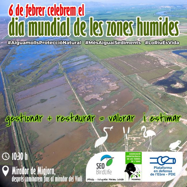 Dia mundial de les zones humides Dia mundial de les zones humides