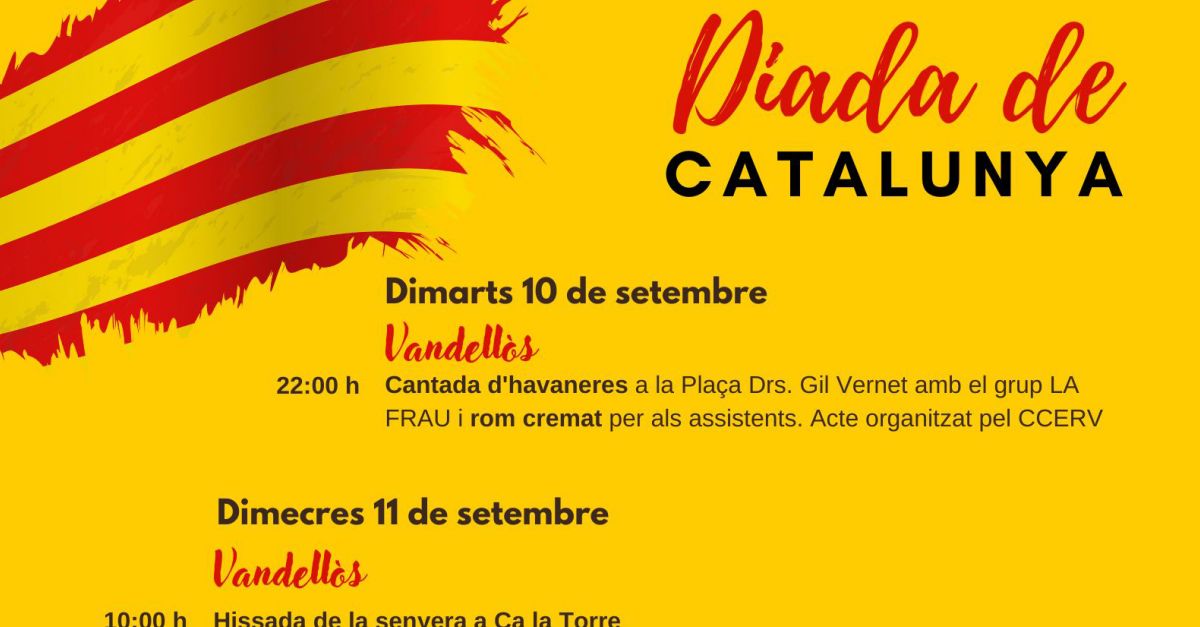 Diada Nacional de Catalunya en Vandell�s
