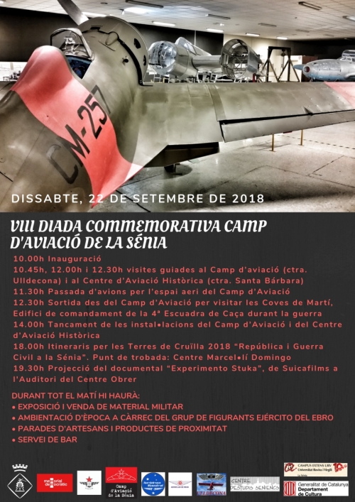 VIII Diada commemorativa Camp d’Aviació de la Sénia VIII Diada commemorativa Camp d’Aviació de la Sénia