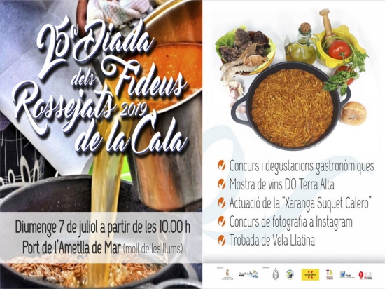 XXV Diada dels Fideus rossejats de l’Ametlla de Mar XXV Diada dels Fideus rossejats de l’Ametlla de Mar