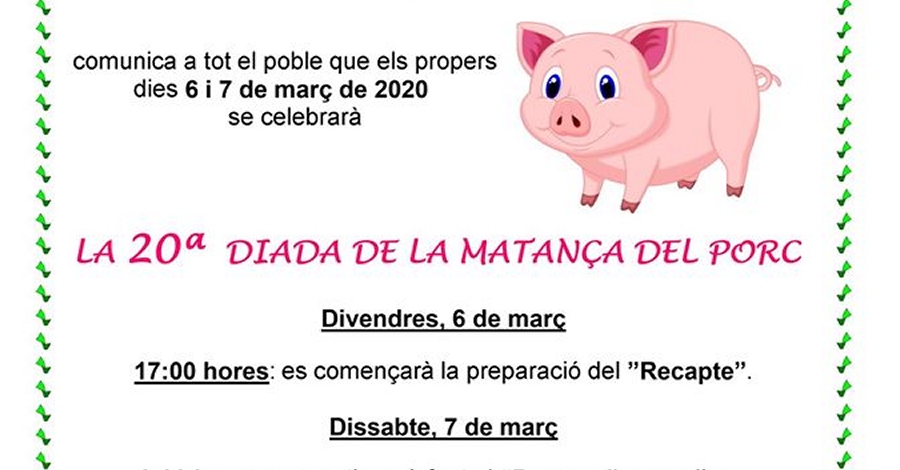 20a Diada de la Matan�a del Porc