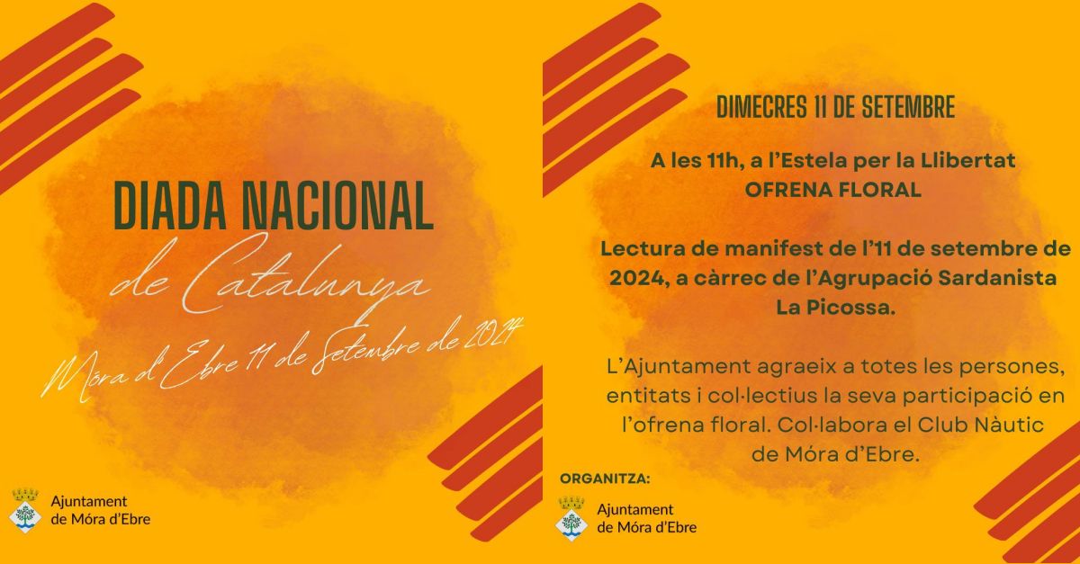 Diada Nacional de Catalunya en M�ra d�Ebre