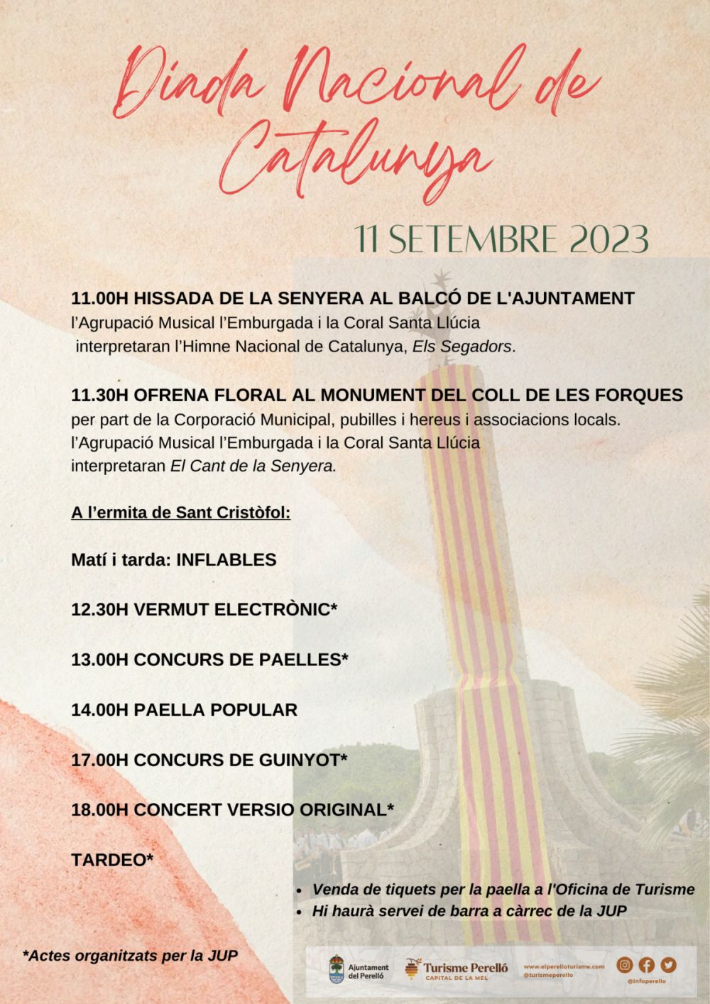 Celebraci de la Diada Nacional de Catalunya al Perell