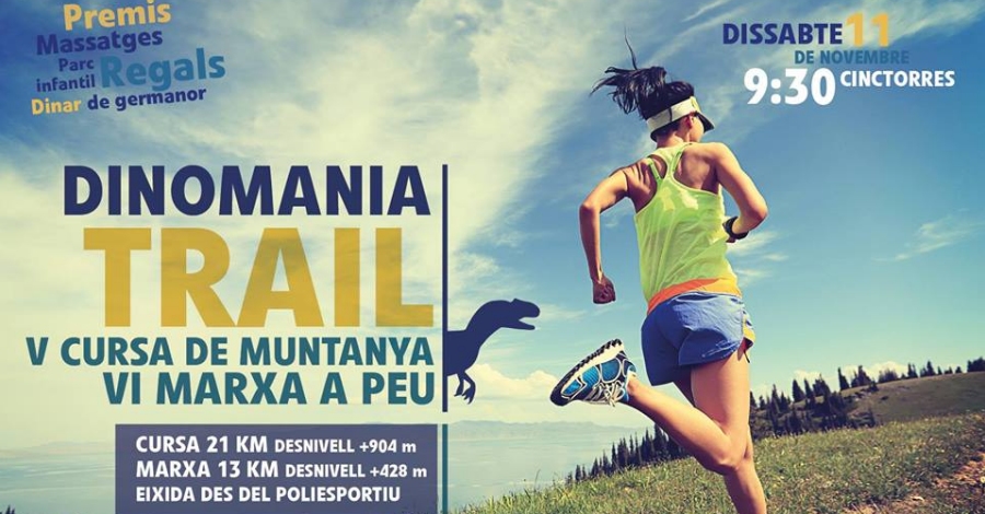 V Carrera de Monta�a y VI Marcha a pie Dinomania TRAIL