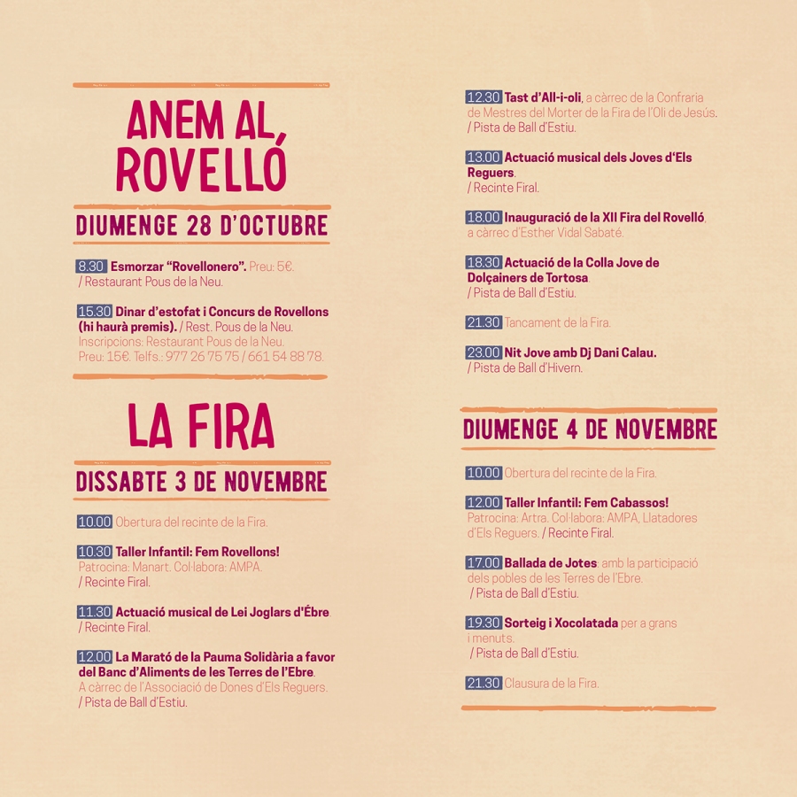 12a Fira del Rovell�