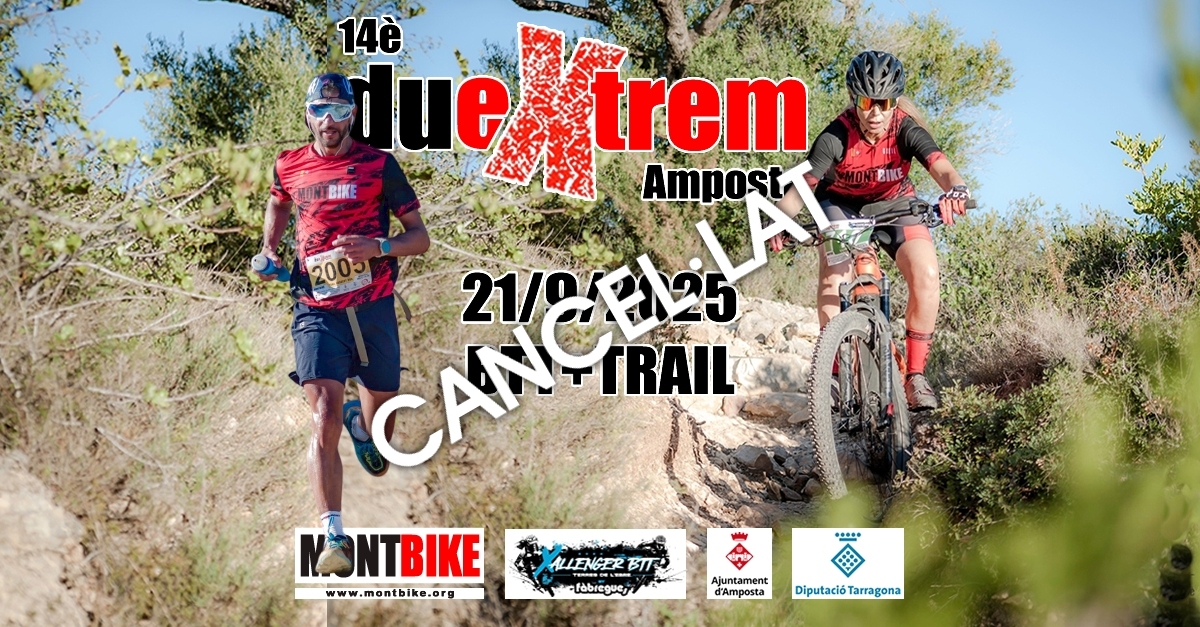 14a Duextrem Amposta: Duatl� de muntanya Trail+BTT [CANCEL�LAT]