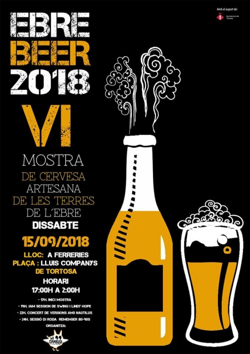 Ebre Beer. VI Mostra de cervesa artesana de les Terres de l&rsquo;Ebre