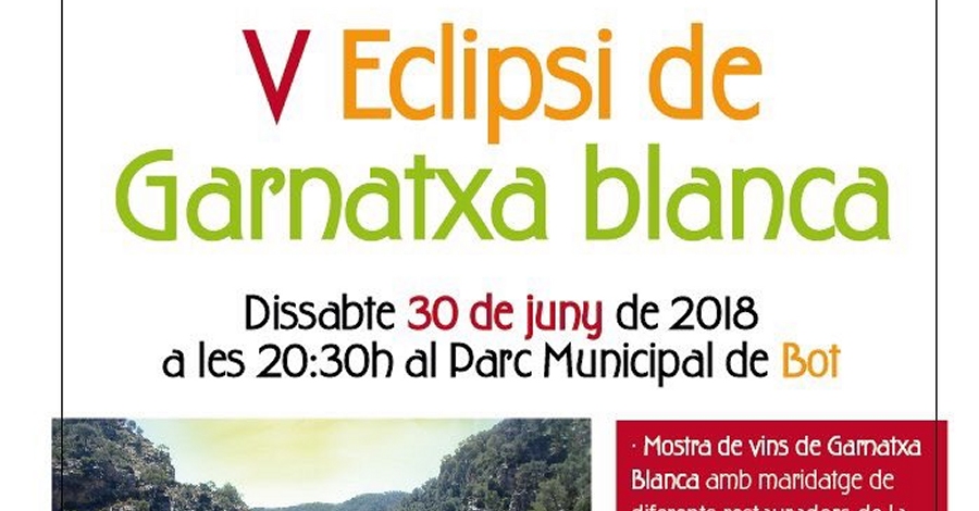 V Eclipsi Garnatxa blanca V Eclipsi Garnatxa blanca