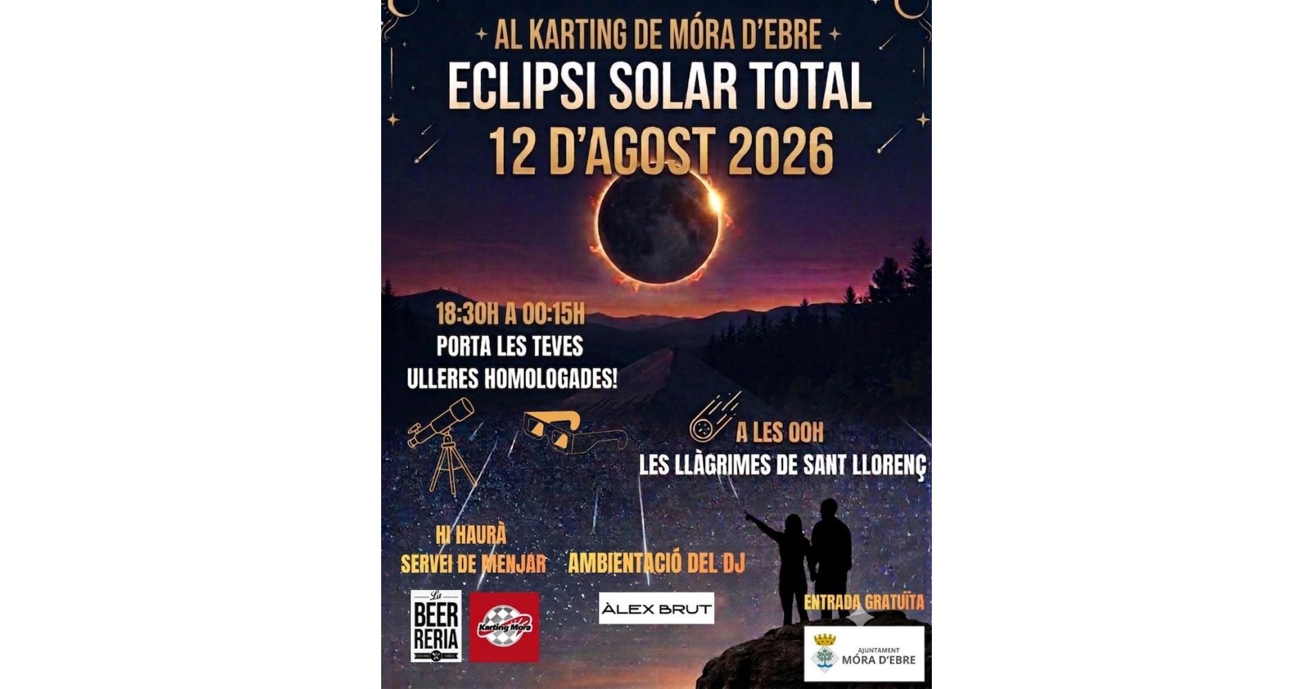 Eclipse solar en M�ra d�Ebre
