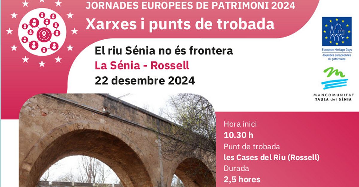 JEP2024. Jornades Europees del Patrimoni: El riu S�nia no �s frontera