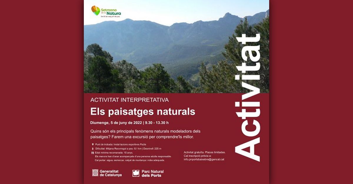 Activitat interpretativa: Els paisatges naturals Activitat interpretativa: Els paisatges naturals