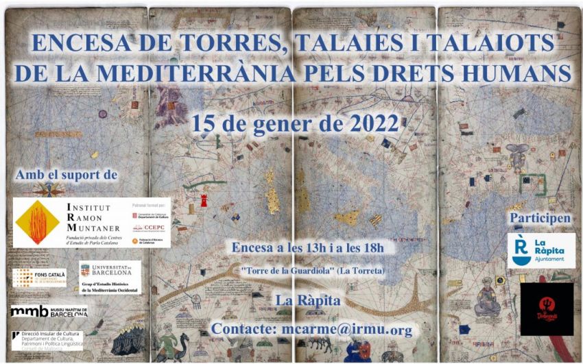 Encesa de torres, talaies i talaiots de la Mediterr�nia pels drets humans: Torre de la Guardiola de la R�pita