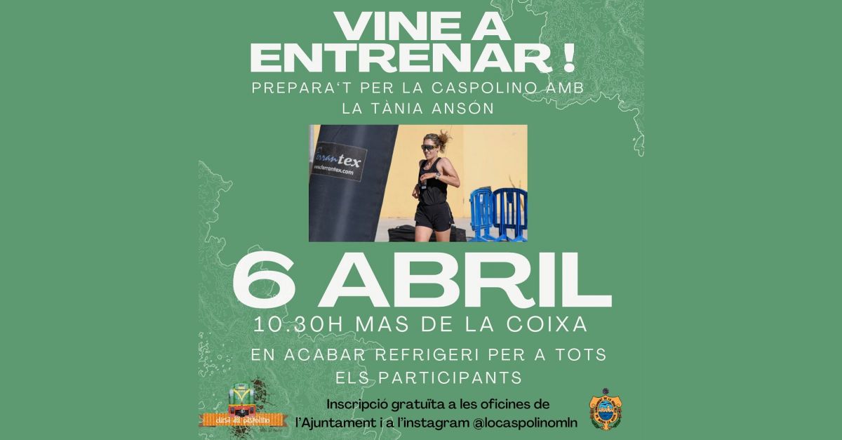 Vine a entrenar amb la T�nia Ans�n
