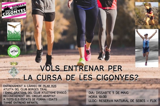 Entrenament obert per a la Cursa de les Cigonyes Entrenament obert per a la Cursa de les Cigonyes