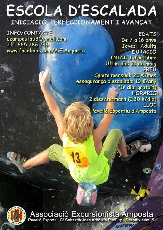 L&rsquo;Associaci� Excursionista d&rsquo;Amposta posa en marxa la seva Escola d&rsquo;Escalada | EbreActiu.cat, revista digital d&rsquo;oci actiu | Terres de l&rsquo;Ebre ...