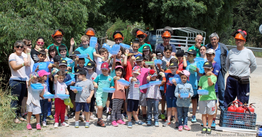 Taller per explicar als escolars com es fa el manteniment de la Via Verda | EbreActiu.cat, revista digital d&rsquo;oci actiu | Terres de l&rsquo;Ebre ...
