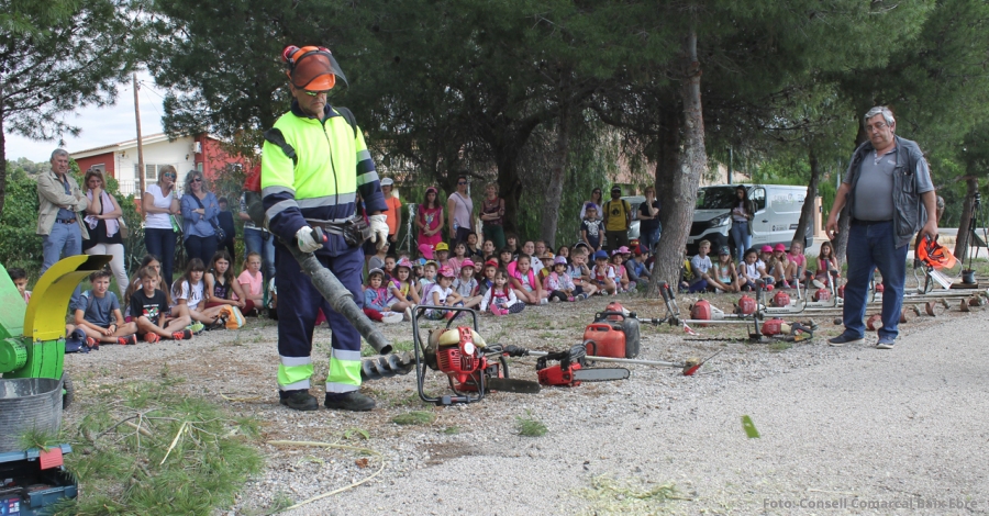 Taller per explicar als escolars com es fa el manteniment de la Via Verda | EbreActiu.cat, revista digital d’oci actiu | Terres de l’Ebre ...