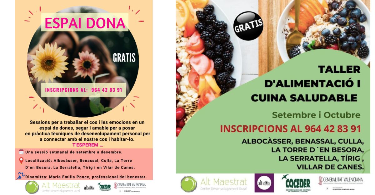 ¿Qué hacer entre el miércoles 7 y el martes 13 de septiembre en el Alt Maestrat? | EbreActiu.cat, revista digital de ocio activo | Terres de l’Ebre... ¿Qué hacer entre el miércoles 7 y el martes 13 de septiembre en el Alt Maestrat? | EbreActiu.cat, revista digital de ocio activo | Terres de l’Ebre...