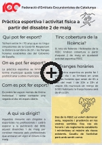 A partir del 2 de maig ja es podr� fer esport a l&rsquo;aire lliure, amb restriccions