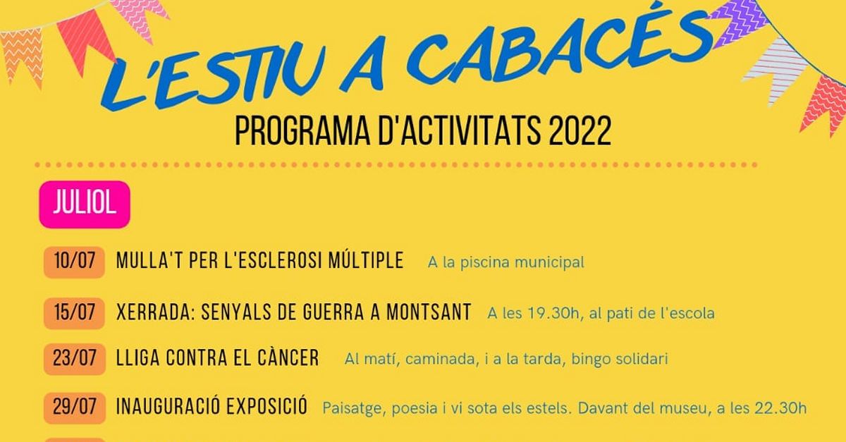 El verano en Cabacés El verano en Cabacés