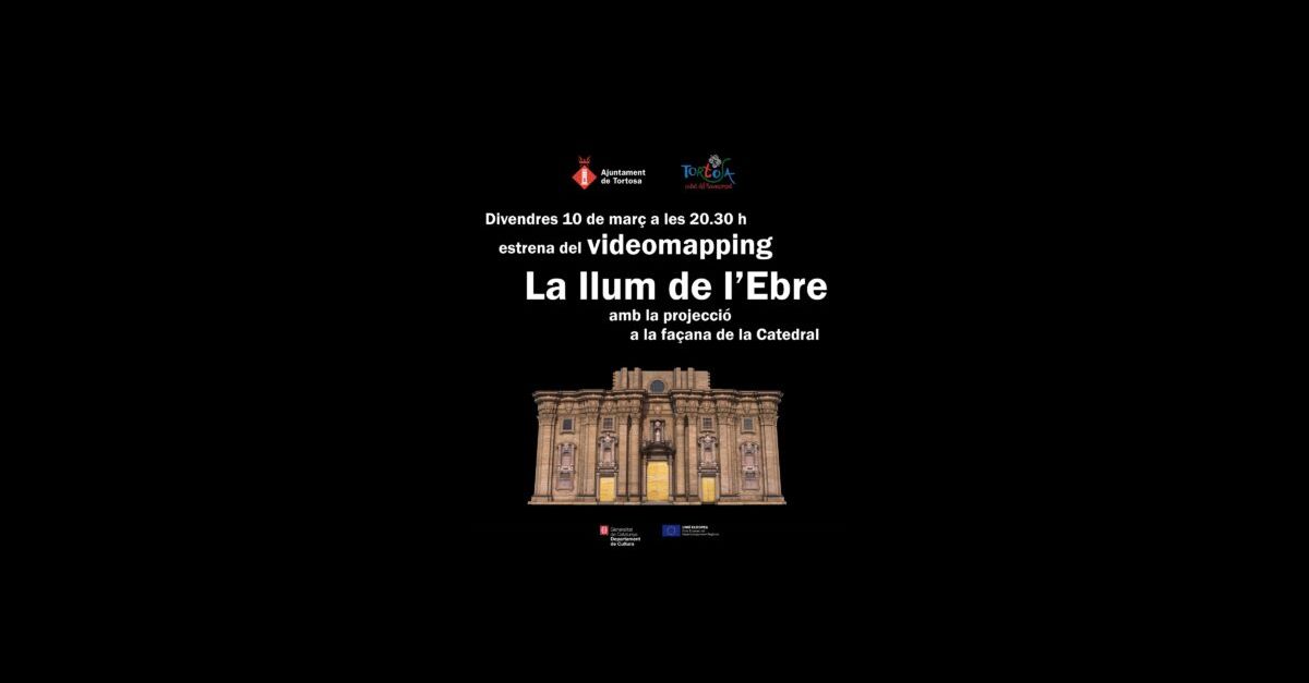 Estrena del videomapping La llum de l�Ebre